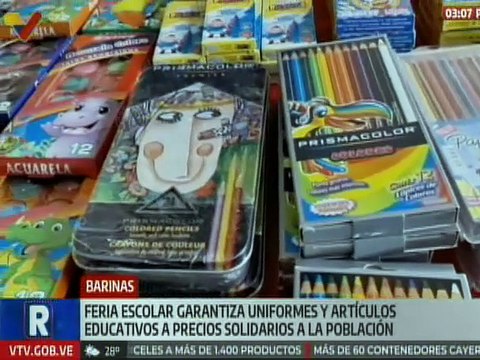 Ferias escolares garantizan los uniformes y útiles escolares a precios accesibles en Barinas