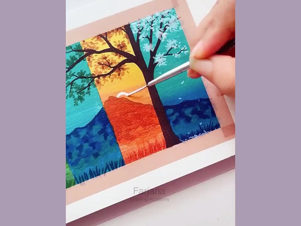 10 Easy Art Tips _ Hacks __ Cool Art ideas __ Painting tutorials