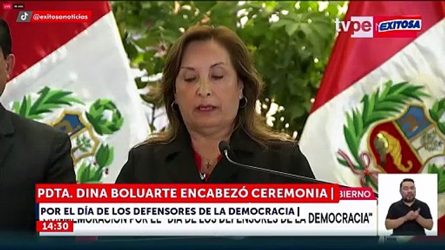 Boluarte sobre el terrorismo: Los que no vivieron esos tiempos no pueden valorar lo que sí vivimos