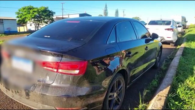 Audi bate contra traseira de Onix na BR-277, em Santa Tereza do Oeste