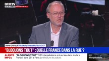 Crise politique: "On est dans un pays avec une explosion des inégalités", déclare Denis Gravouil, secrétaire confédéral de la CGT