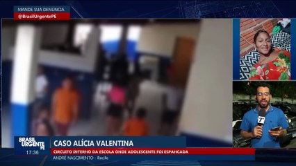 Caso Alícia Valentina: circuito interno da escola onde adolescente foi espancada