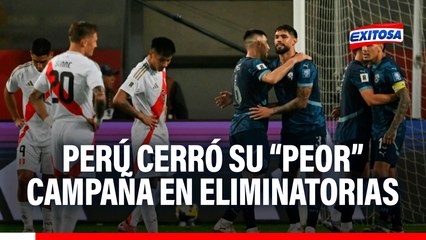 Perú perdió 0-1 ante Paraguay y cerró su peor campaña en las Eliminatorias Sudamericanas