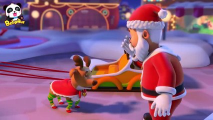 Reindeer Rudolph is in Danger _ Super Panda Rescue Team 10 _ Christmas Movie _ Kids Cartoon _BabyBus(720P_HD)