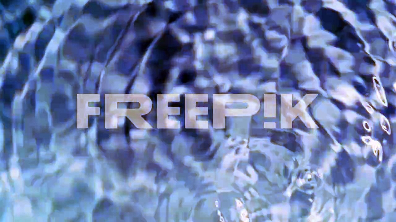 top view slow motion of drop falling into the water surface and diverging circles on white background