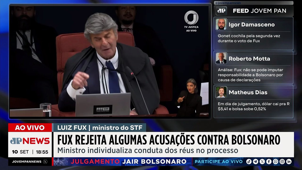 Luiz Fux afirma que não há provas de atos executórios contra Estado de Direito