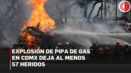 Asciende a 57 el número de heridos por explosión de pipa, 19 de ellos graves: Clara Brugada