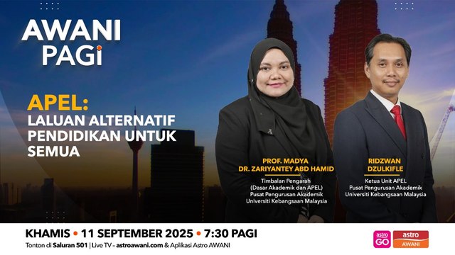 AWANI Pagi: APEL | Laluan Alternatif Pendidikan Untuk Semua