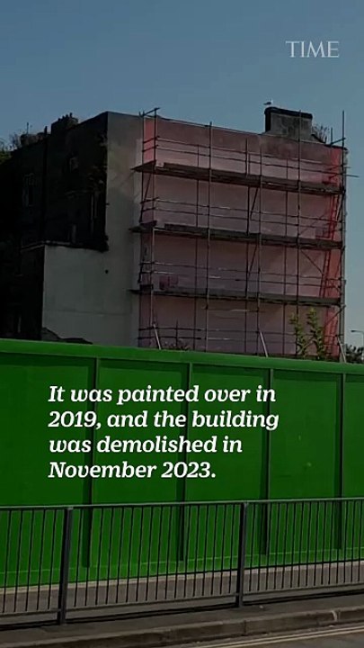 A New Banksy Mural in London Has Been Scrubbed Away By Authorities [VERTICAL]