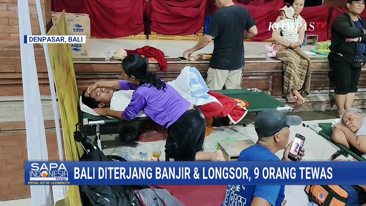 Bali Diterjang Banjir dan Longsor, BPBD Laporkan Total Korban Tewas 9 Orang | SAPA PAGI