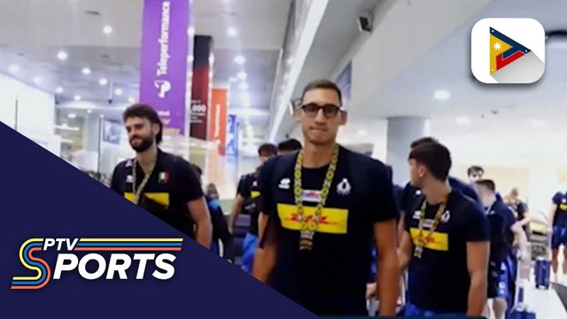 Defending champion na Italy Men’s Volleyball Team, nasa bansa na para sa 2025 FIVB Volleyball Men’s World Championships