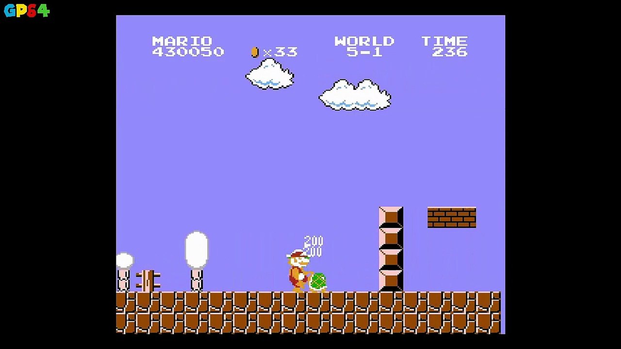 Super Mario Bros. (NES) - Epic World 5 Adventure! (part 5, gameplay)