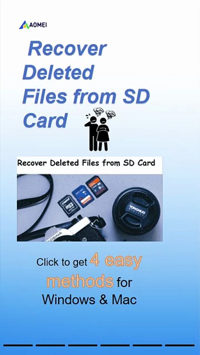 5 Ways to Recover Deleted SD Card Files!