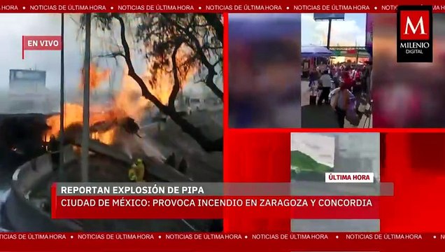 Suspenden el servicio en la Línea A del Metro por explosión de pipa en CdMx