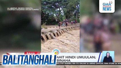 Ilog, umapaw kahit hindi umuulan; ilang kalsada, binaha | Balitanghali
