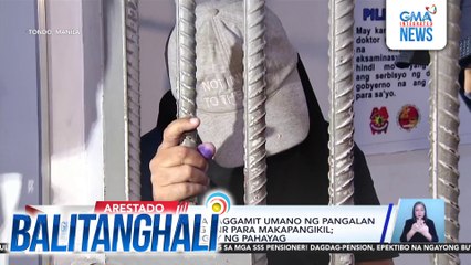 2, arestado dahil sa paggamit umano ng pangalan ng ilang opisyal ng PNR para makapangikil; tumangging magbigay ng pahayag | Balitanghali