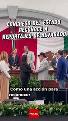 Congreso de Nuevo León entrega reconocimiento al Programa Reportajes de Alvarado