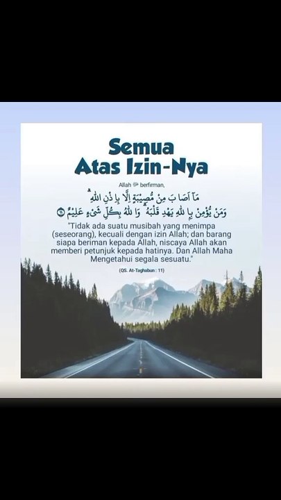 Semua Atas Izin Nya