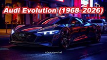 Audi Evolution 1968–2025 | All Audi Cars History & Future Models in 4K
