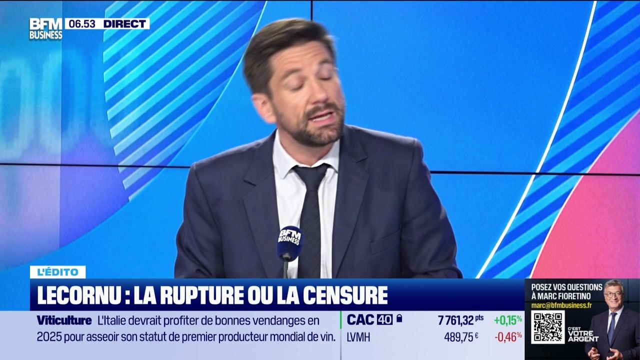 L’Edito de Raphaël Legendre : Lecornu, la rupture ou la censure - 11/09