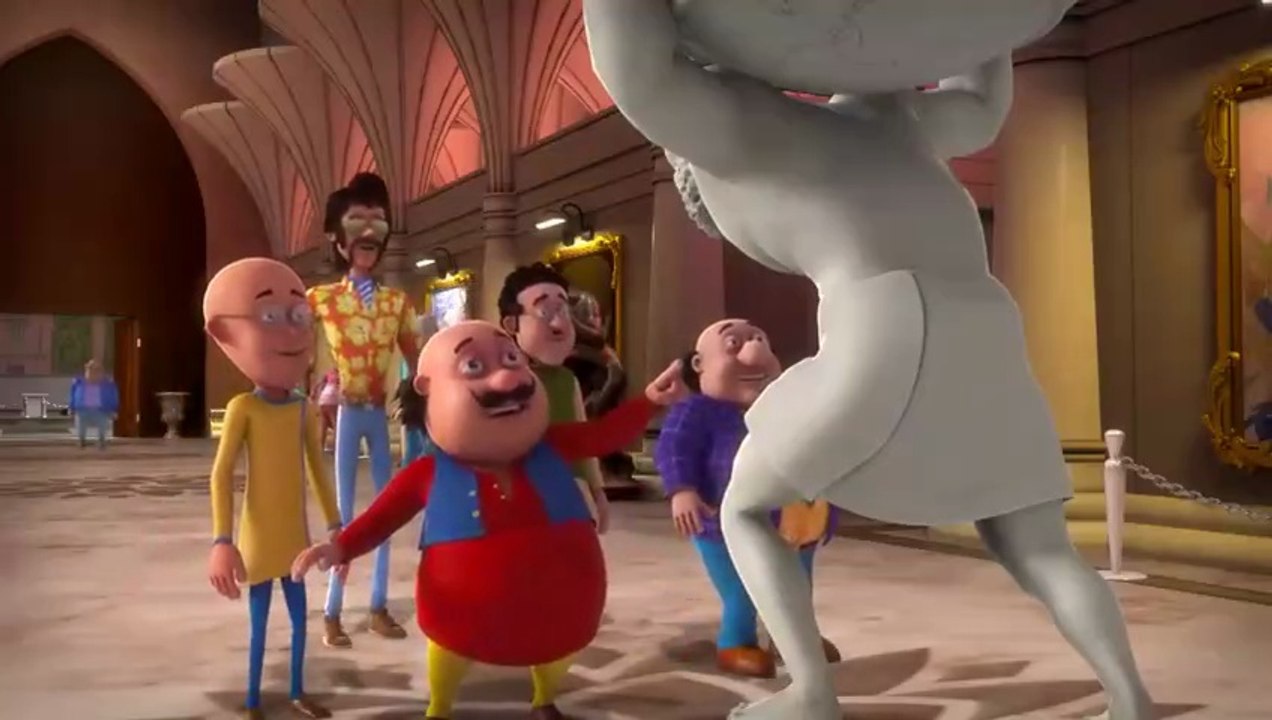 Motu Patlu in Kiddie Land | Atlas Statue Broken in Museum | Funny Cartoon Video