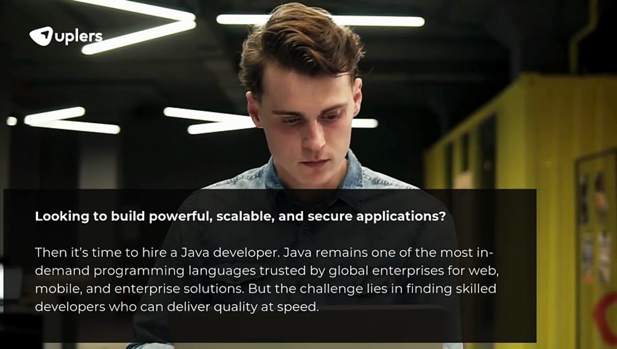 Hire Java Developer: Build Scalable & Secure Applications with Uplers