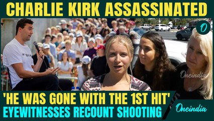 Charlie Kirk Assassination:Students Describe Panic, Screams, Blood Everywhere-Gunned Down Mid-Speech