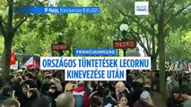 Gyújtogatás és könnygáz - a kormány költségcsökkentési tervei ellen tüntettek Franciaországban