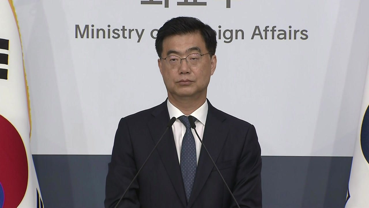 '미국 구금' 한국인 내일 석방…외교부 정례브리핑 / YTN
