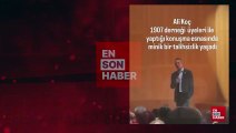 Ali Koç, konuşma yaparken düştü