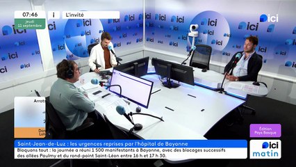 Guillaume Boivin, directeur du pôle des urgences de Polyclinique Côte Basque Sud