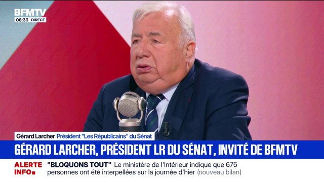 Les forces politiques sont prêtes à se retrouver autour du Premier ministre , estime Gérard Larcher, président du Sénat