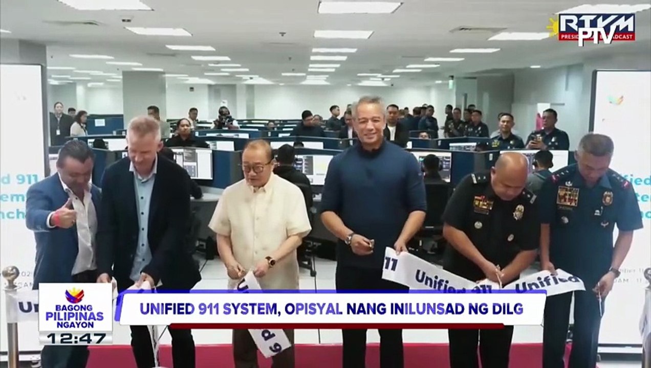 #Unified911 system, opisyal nang inilunsad ng DILG