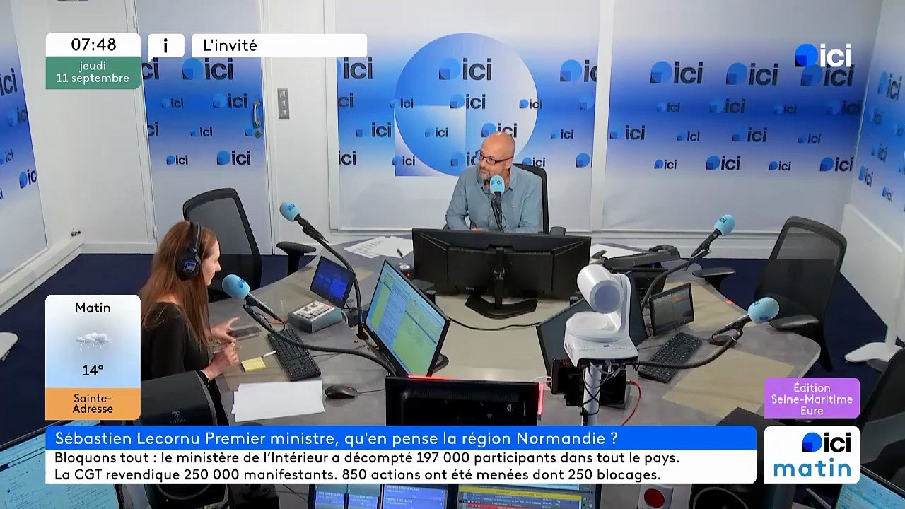 Hervé Morin, invité d'ici Normandie et ici Cotentin