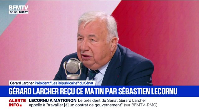 Gérard Larcher, président LR du Sénat: L'urgence c'est la question budgétaire