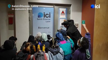 "Bloquons tout" : une tentative d'intrusion dans les locaux d'ICI Saint-Étienne Loire par une vingtaine de personnes