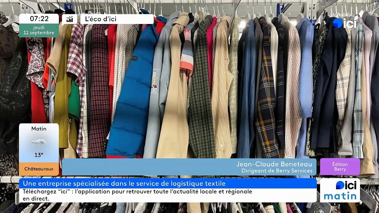 11/09/2025 - ici matin par ici Berry en vidéo