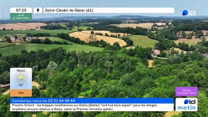 11/09/2025 - ici matin parici Normandie (Calvados - Orne) en vidéo