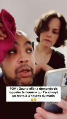 POV : Quand elle te demande de rappeler le numéro qui t'a envoyé un texto à 3 heures du matin 🙀 #couple #couplegoals #humour #comedie