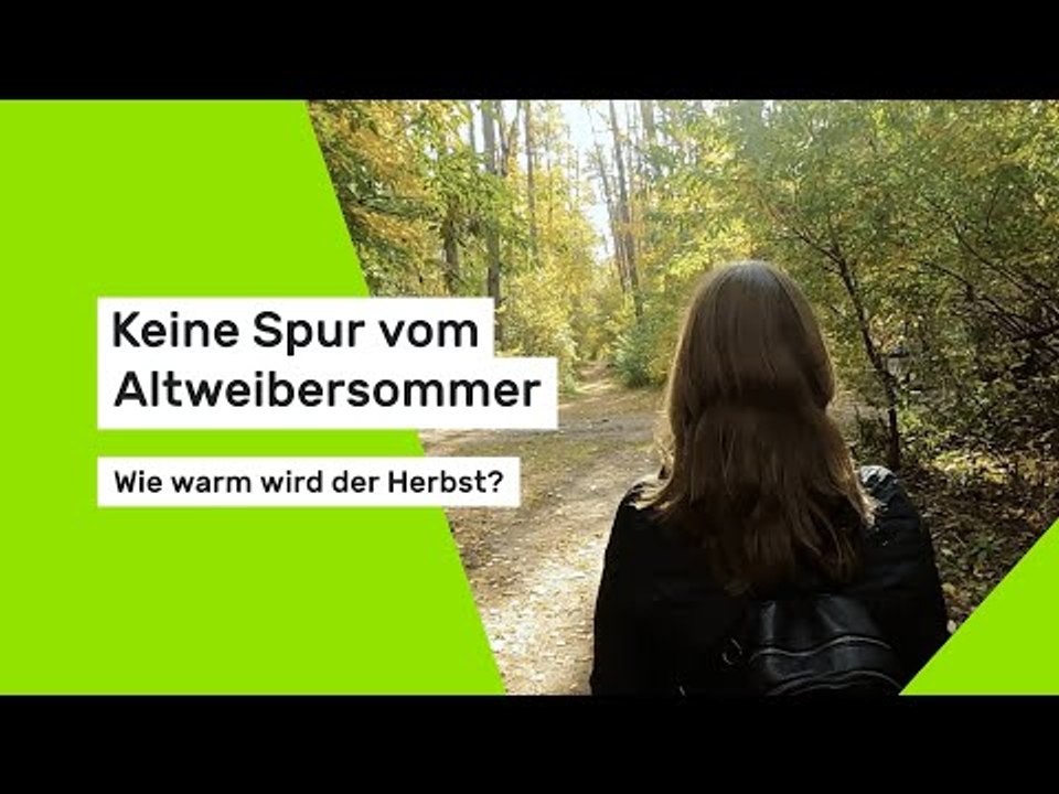 Keine Spur vom Altweibersommer - wie warm wird der Herbst?