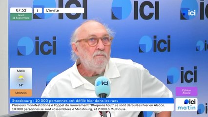 Un mouvement "Bloquons tout" sans "blocages spectaculaires" selon le politologue Philippe Breton en Alsace
