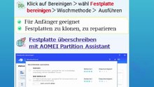 💾Festplatte überschreiben: So löschen Sie Daten sicher!