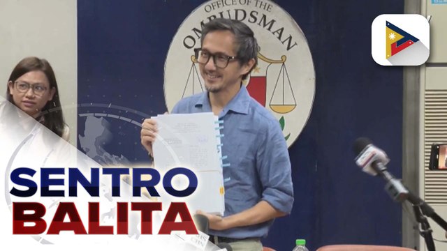 Unang batch ng reklamo vs. ilang dating opisyal ng DPWH at ilang contractors, inihain na ni DPWH Sec. Dizon sa Office of the Ombudsman | ulat ni Bernard Ferrer