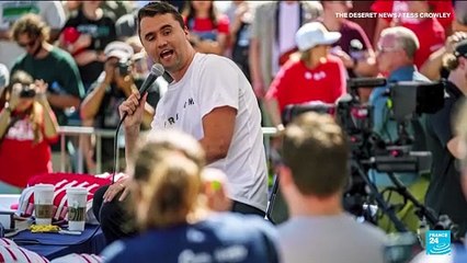 Conservative activist shot dead, manhunt on for suspect