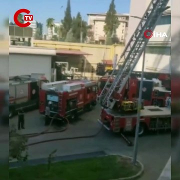 Torbalı Devlet Hastanesi'nde yangın! Hastalar tahliye ediliyor