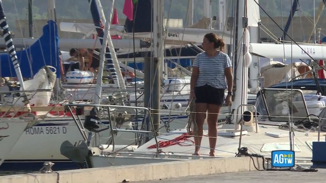 I preparativi per la partenza della Global Sumud Flotilla dal porto di Augusta