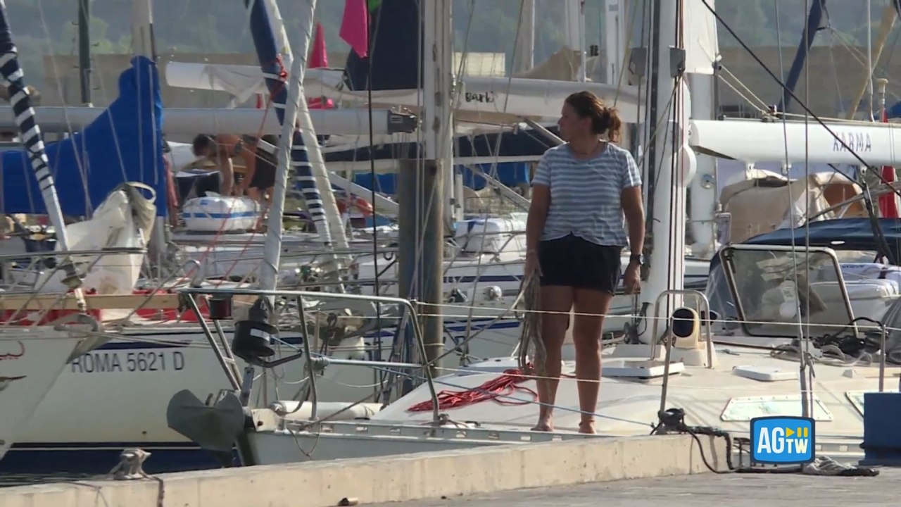 I preparativi per la partenza della Global Sumud Flotilla dal porto di Augusta