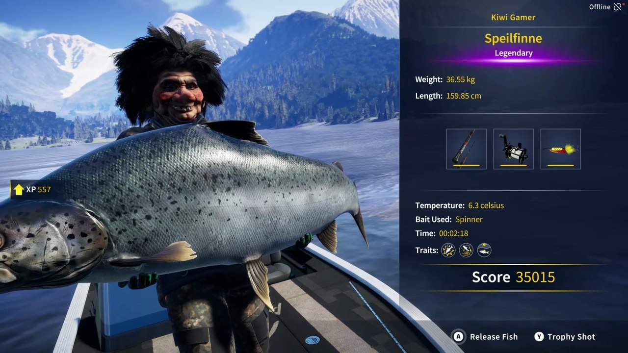 Legendary Fish Speilfinne COTW The Angler Trollspret Nature Reserve 11 September 2025