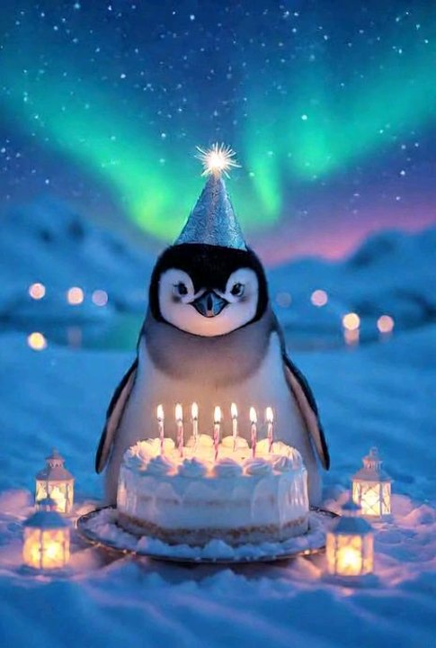 thanks from cute 😍 penguin