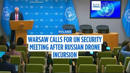 Poland calls for UN Security Council meeting after Russian drone incursion